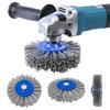 Polizor unghiular Perie roată sârmă Rezistent la rugină Ușor de instalat Multifuncțional Perie din nailon rezistentă Unealtă pentru prelucrarea lemnului