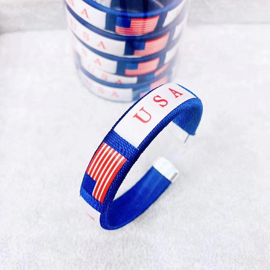 Modisches Gewebtes Fußballfan-Armband 2026 Fifa Weltmeisterschaft Armbänder Jungen Mädchen Nationalflaggen-Bandarmband