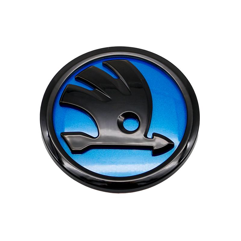 

2025 New 8cm 9cm 10cm Emblem Car Front Hood Badge Rear Trunk Sticker For Skoda S Skoda Kodiaq Fabia Kamiq Karoq Octavia 3 A5 Rap Front 100mm