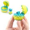 Q Version Creative 3D Printable Hatchable Mini Dragon Egg Set Hatchling Model Halloween Easter Gifts & Desktop Decorations
