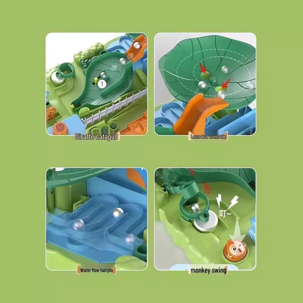 Little Bay Adventure Maze Marble Run Toy for Kids