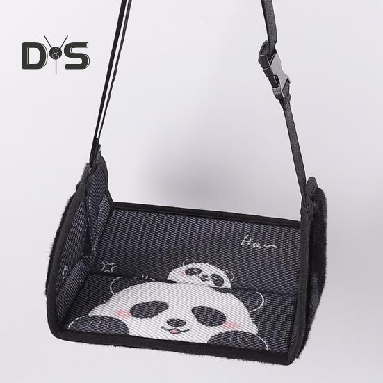 Flugzeug-Fußhängematte, Cartoon-Muster, ergonomisches Design, verstellbar, einfache Installation, Fußstütze, Hängematte, Reiseutensilien