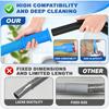 2 Pieces Dryer Vent Cleaner Kit Compatible with Most Vacuum Cleaner, Dryer Lint Brush and Vacuum Hose Attachment with Universal Connector