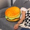 Dual-Use Cute Hamburger Pillow: Nap, Study & Office Sleeping Plush Doll