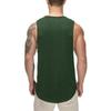 Muscleguys Men's Bodybuilding Clothes Summer Mesh Fitness Exercise Wide-shoulder Quick-dry Sleeveless T-shirts Printed Tank Tops Basketball