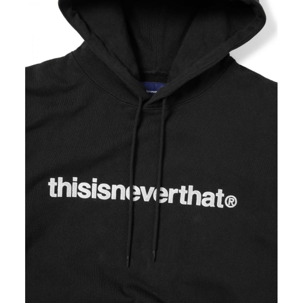 ThisisneverThaT T Logo Hoodie Black