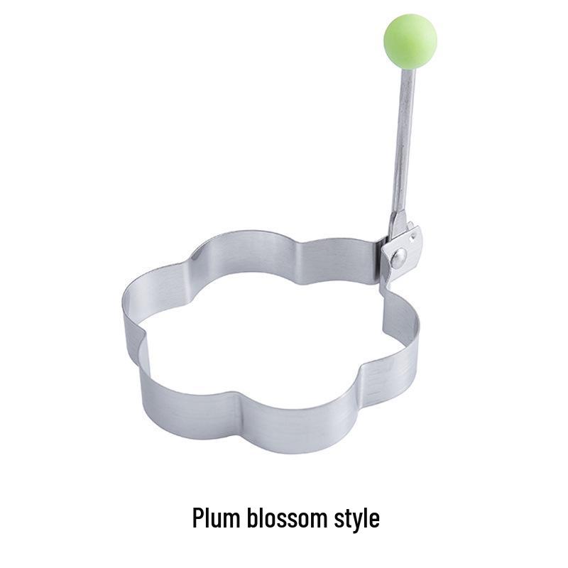 Stainless Steel Heart-Shaped Egg Ring for Frying and Poaching