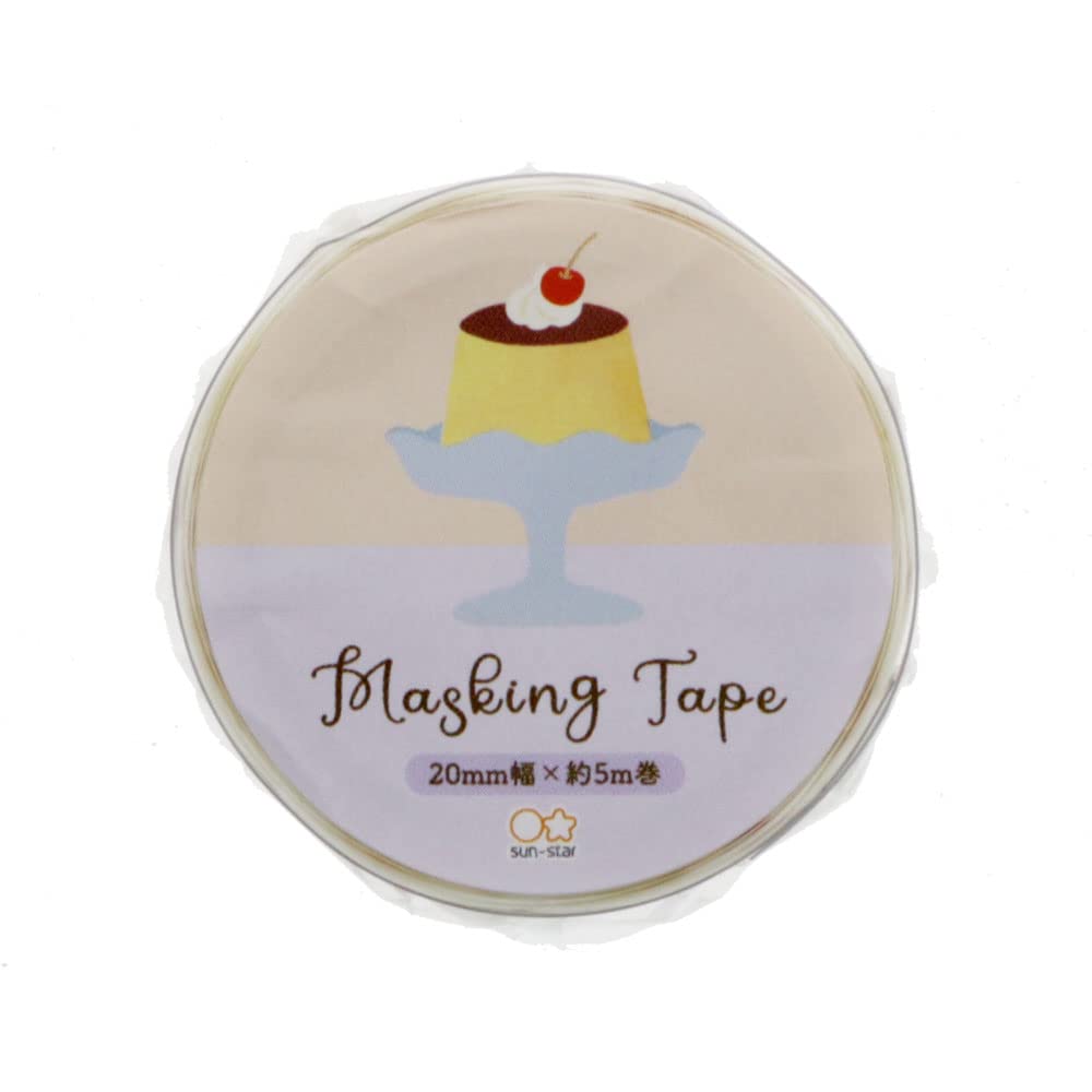 

Sunstar Stationery OMISE Masking Tape Pudding S8583510 Die-Cut