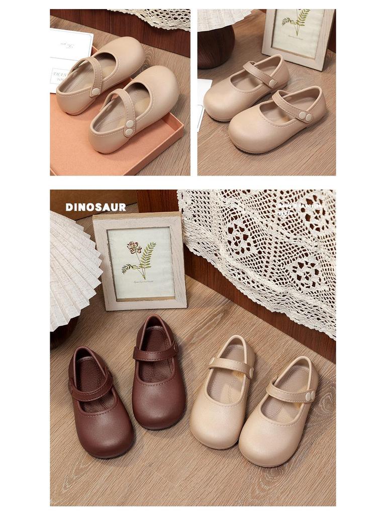 Girls' EVA Princess Shoes: Cute, All-Season School Style Moccasins with Soft Soles for Toddlers