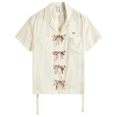 Clot x Adidas Originals Рубашка для боулинга Кремовая Унисекс от Edison Chen JP1599 S