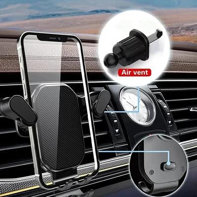 Car Phone Holder Stand Air Vent Gravity Car Mount GPS Smartphone Mobile Cell Support In Car Bracket for IPhone Samsung Xiaomi LG