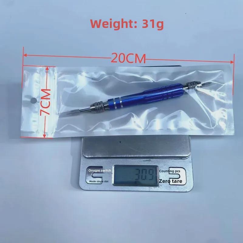 Durable Blue Badminton Racket Rubber Edge Protector and Nail Puller Tool.