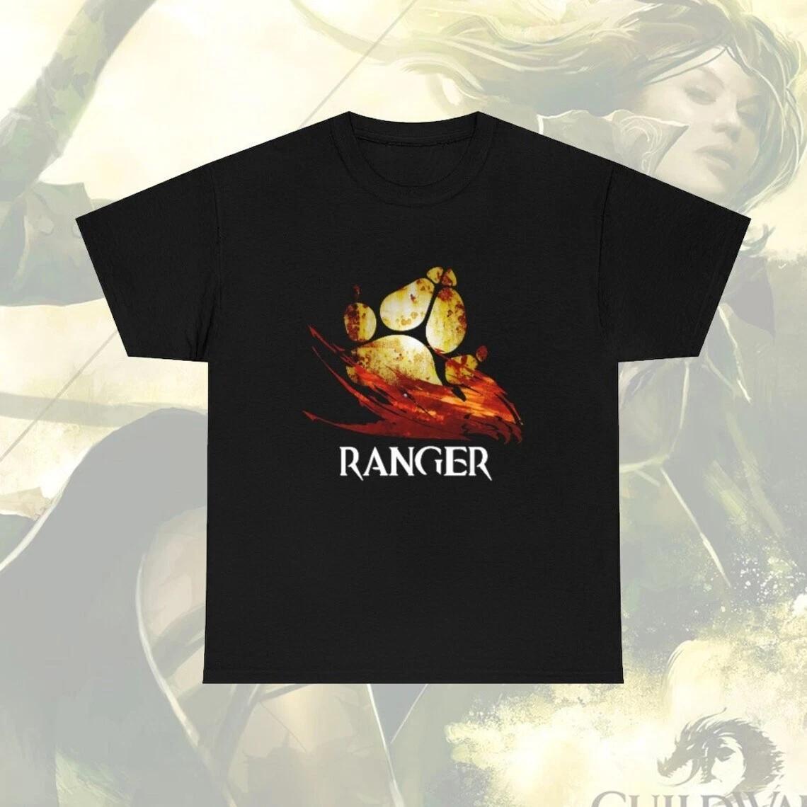 

GW2 Ranger profession Fantasy medieval Wars MMORPG gamer T-Shirt XL