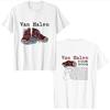 2004 Van White Red Shoes Tour T-Shirt – Heavyweight Men’s Concert Tee