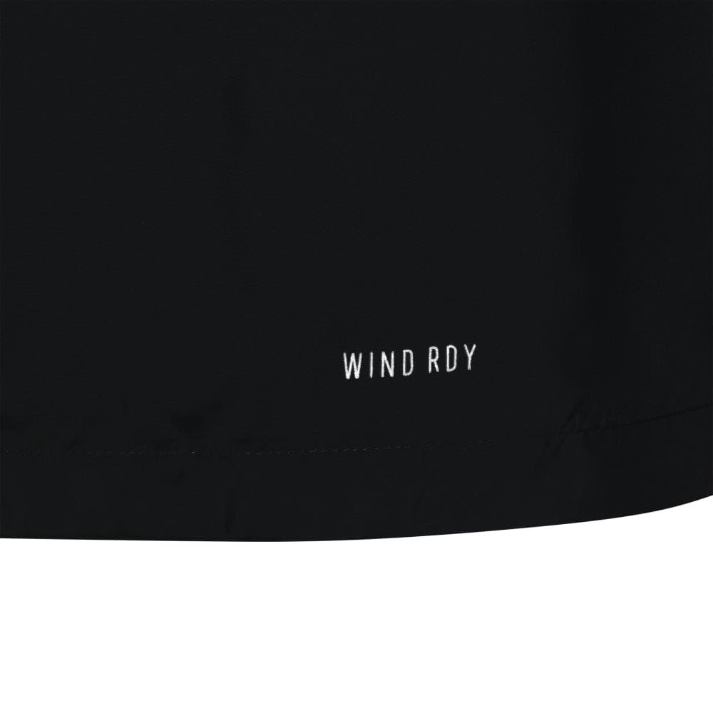Adidas Tiberio RDY Windbreaker with Mesh Size Black J160 Wind. Loose-Fit Lining, Kids' JSY43, (IS5180)