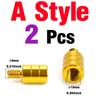MNFT 2Pcs Fishing Landing Net Head Connector M6/M8/M10/M12 Adapter Converter Mount Screw for Fish Net with Pole Handle