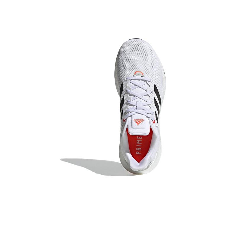 adidas PureBoost 21 White Solar Red Unisex Sneakers Cloud-White Core-Black GY5099