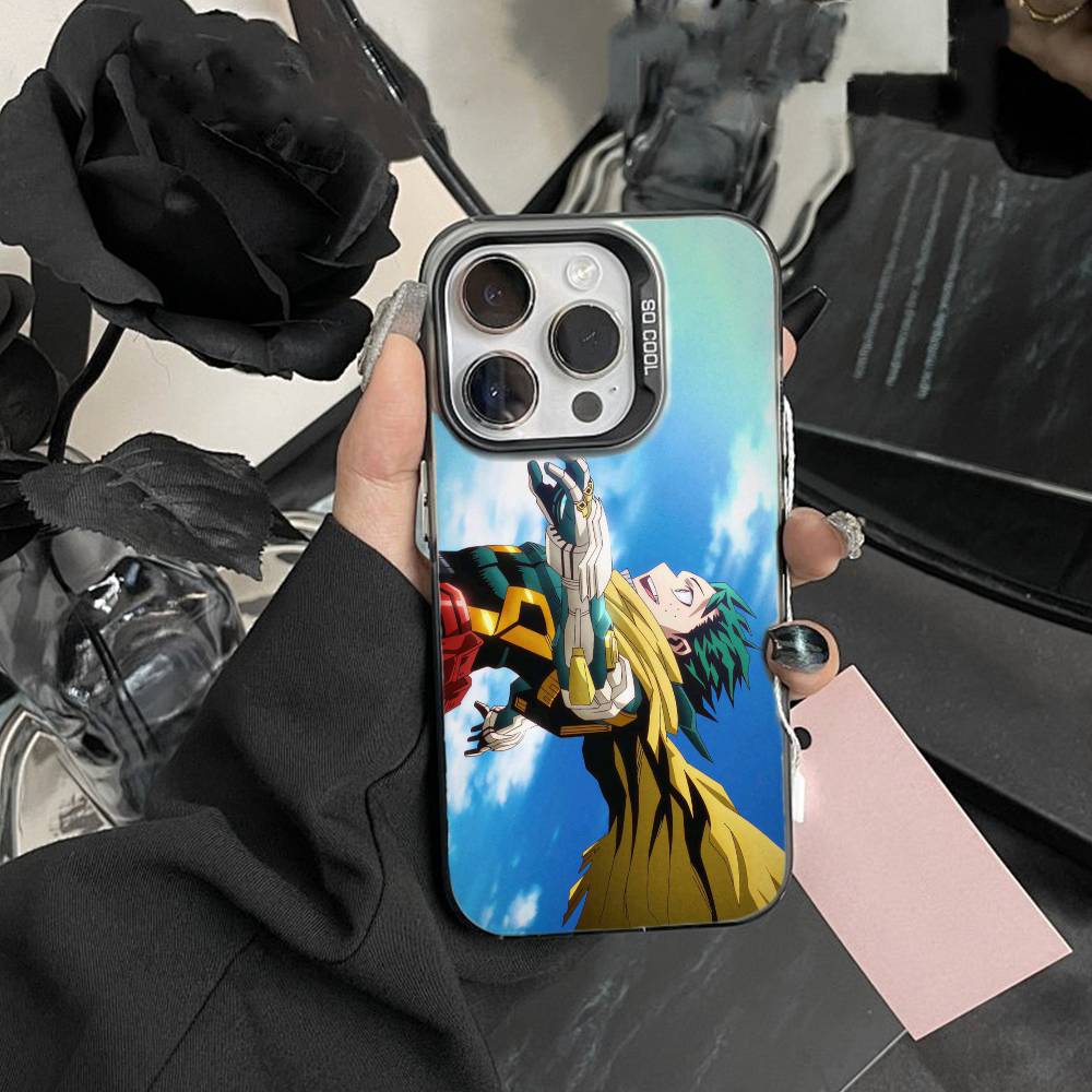 Katsuki Bakugo-Hero Academia Handyhülle Für IPhone 16 17 15 14 12 13 Pro Max Schwarze Farbe Stoßfeste Hülle