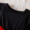 Girls Fashion Cute Long Sleeve Flying Sleeve Dot Mesh Princess Dresses Dresses