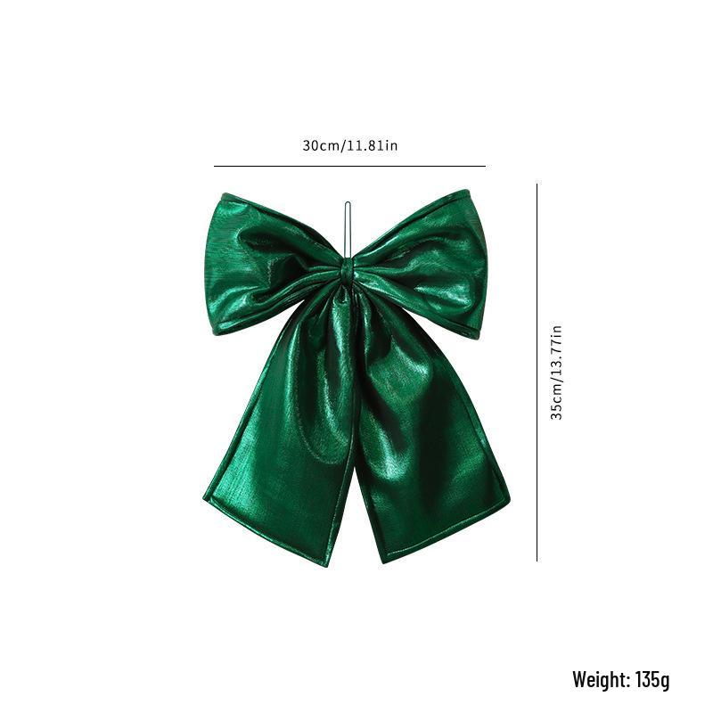 Extra Large Burgundy Velvet Christmas Bow for Tree & Window Decoration