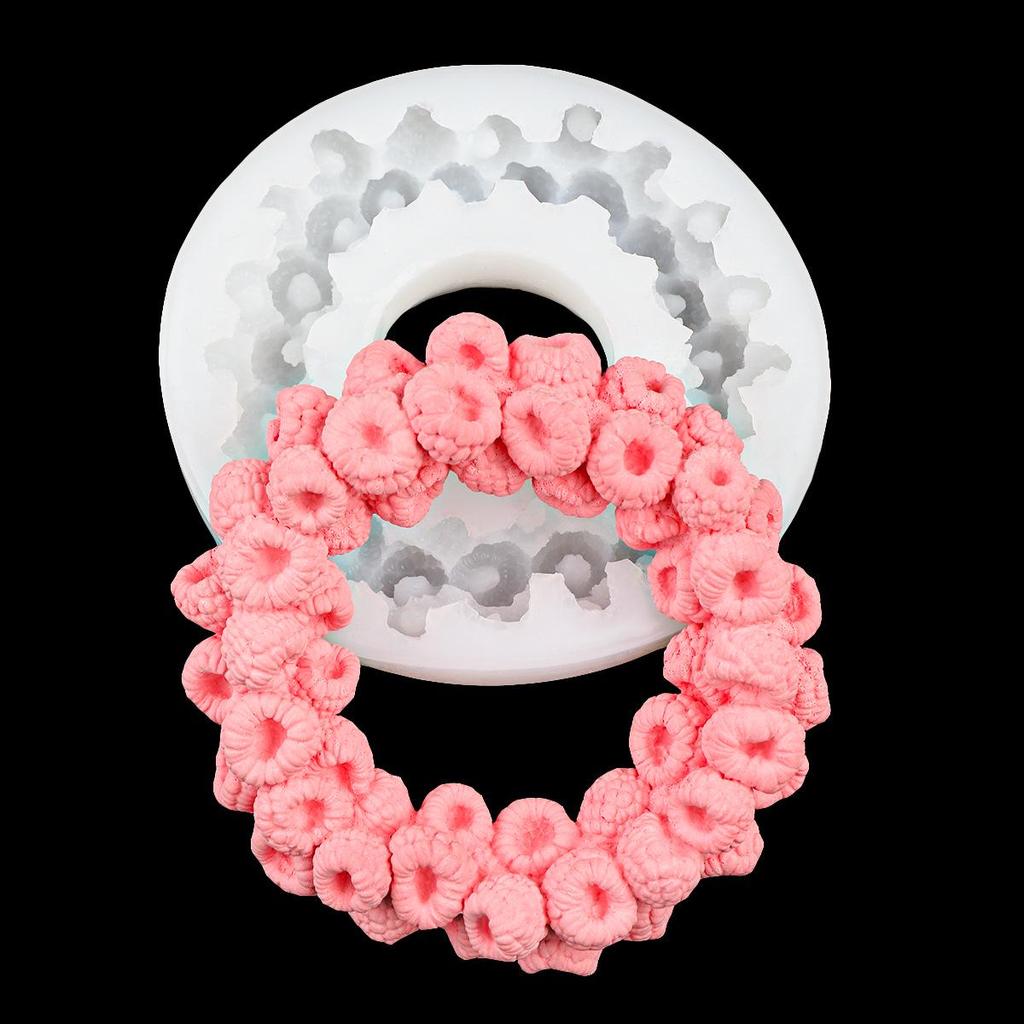 Raspberry Chocolate Mousse Ring Candle Mold