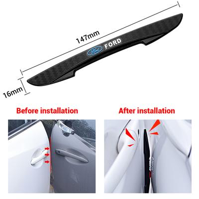 4Pcs For Racing Fiesta Ranger Focus Kuga Mustang ST MK3 Mondeo Escape Car Door Anti-Collision Strip Body Truck Taxi Sticker