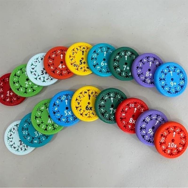 9ps Math Fidget Fact Spinners Toy Math Fidget Multiplication Division Addition and Subtraction Teaching Enlightenment Toy