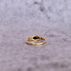 Genuine Onyx Ring Evil Eye Inspired Dainty Ring 14K Gold Vermeil Ring Onyx Handmade Ring for Her Onyx Ring for Daily Wear Unique Ring