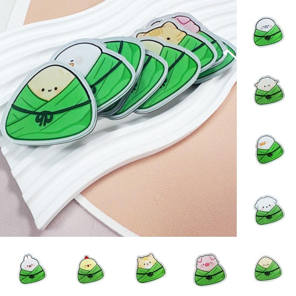 

Green Refrigerator Magnets Cartoon Animals Magnetic Sticker Fridge Magnets Dragon Boat Festival rabbit