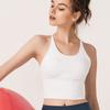 Summer Solid Backless Strap Cross Sports Bra Yoga Vest Women Fitness Sleeveless Women's Yoga Clothes Fashion Slim Fit Running Yoga Tank Tops 24409