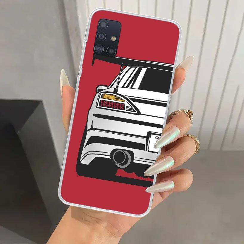 Japan JDM Sports Cars Comic Phone Case for Samsung Galaxy A52 A32 A22 A12 A02S A50S A30S A10S Note 20 Ultra 10 Plus S10 A31 A20