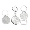 Elegant Compass Perpetuals Calendar Keychain Craft of Zinc Alloy for Business Professional and Travel Enthusiasts
