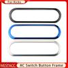 Stainless Steel Car Air Conditional AC Switch Button Frame Decoration Cover Trim Sticker for Nissan Kicks 2016-