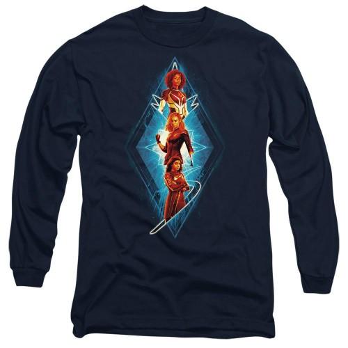 The Marvels Unisex Adult Diamond Trio T-Shirt