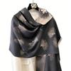 Light luxury literary and artistic style, ginkgo biloba scarf, shawl, double-sided jacquard, soft and skin-friendly, keep out the cold