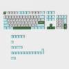 114 Keys Ink Blue Double Shot PBT Keycaps Cherry Profile Custom Keyboard Key Caps for Gateron MX Switches Gaming Keyboards