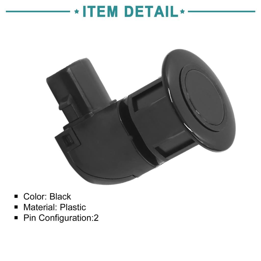 ACROPIX Auto PKW Stoßfänger Einparkhilfe Rückwärts Einparken Abstandssensor für Toyota Kompatibel mit Hiace, Schwarz, 1 Stück