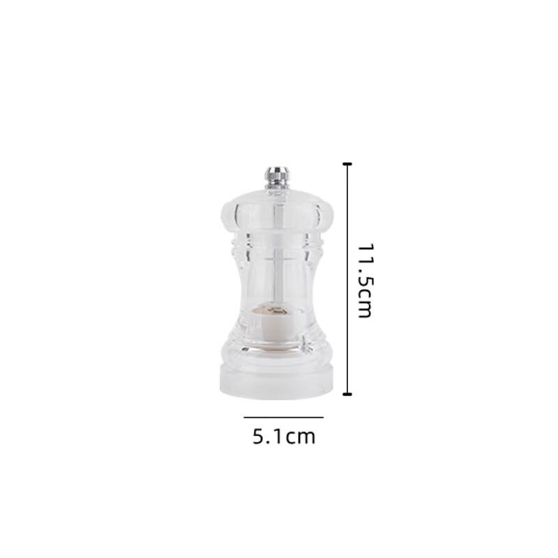 Transparent Acrylic Pepper Grinder Set