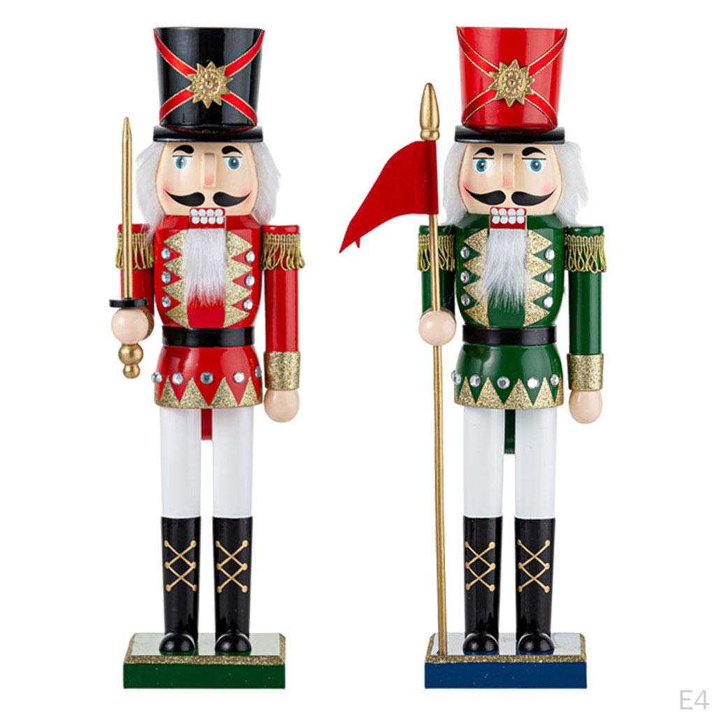15'' Christmas Nutcracker Soldier Puppet for Tabletop Party Decoration