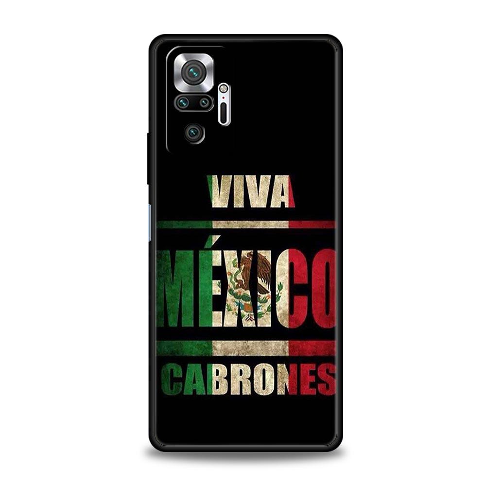 Mexico National Flag Phone Case For Xiaomi Redmi Note 14 13 12 Pro Plus 5G 9S 9 10 11 4G 14C 13C 12C 10C 9C 9A Soft Cover