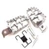 Pair Aluminum Motocross Wide Fat Foot Pegs Footrest For Kawasaki KLX110 CSL2017