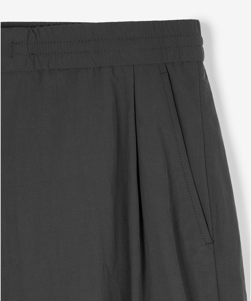 Tienjiti Wide Tapered Fit Nylon Pants (Grey) Tnpa6E200G2