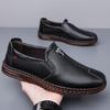 Fashion 2025 Summer Autumn Soft-soled Men's Leather Shoes Business Casual Fashion Big Size Loafers Male Solid Color Driving Shoes Man