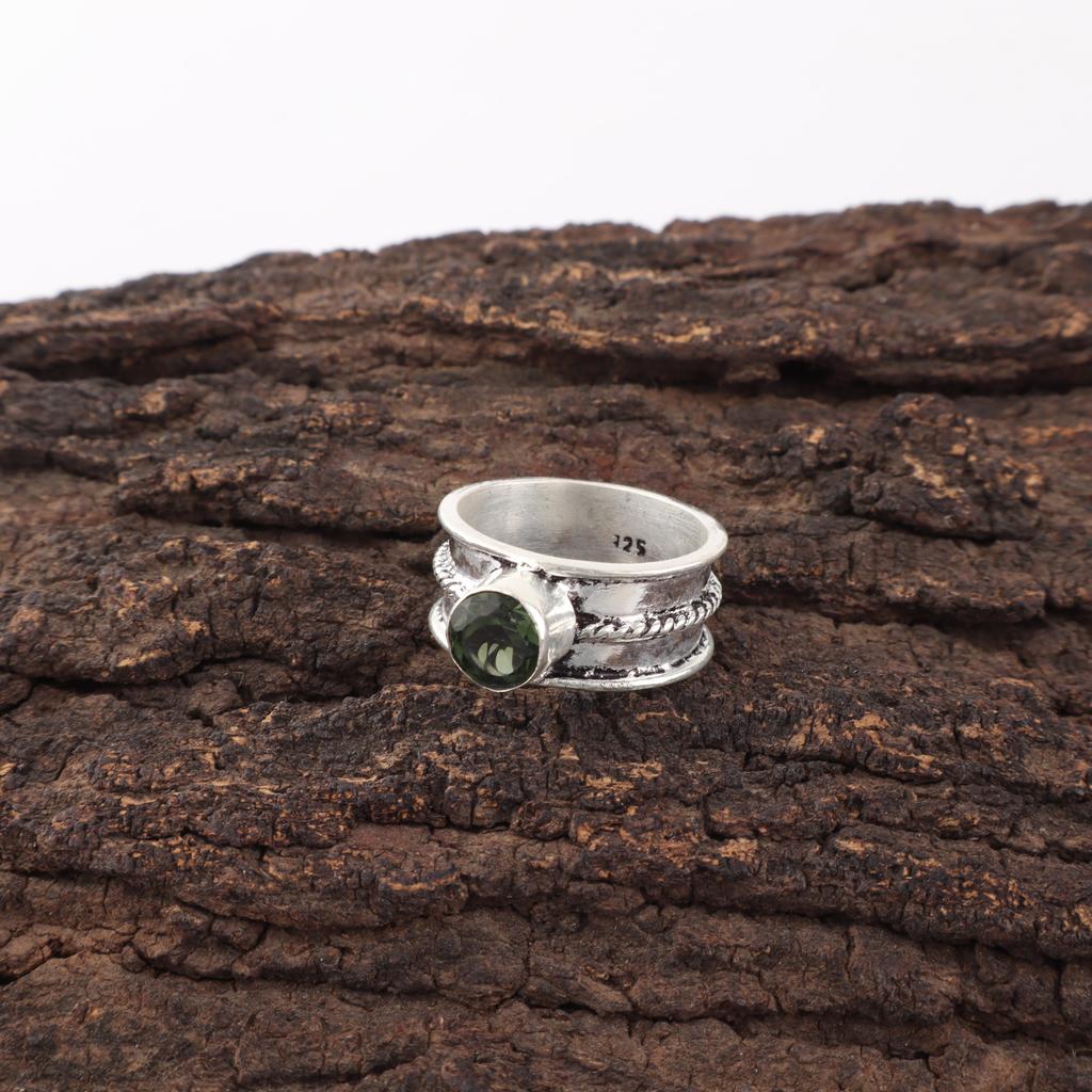 Green Tourmaline Gemstone Jewelry, 925 Sterling Silver Ring, Amazing Tourmaline Ring, Handmade Designer Jewelry For Women