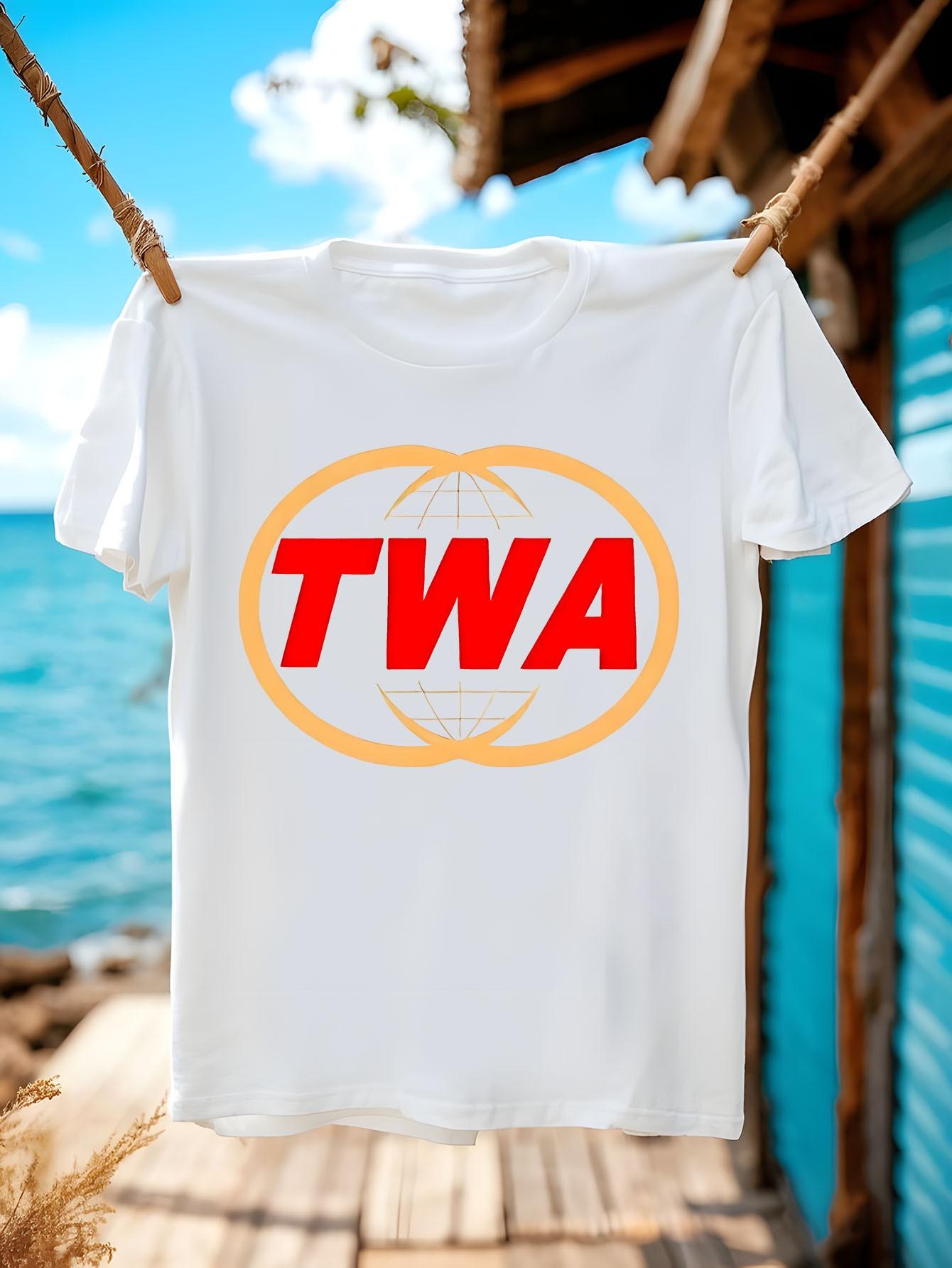 TWA Trans World Airlines Vintage Tshirt Vintage Tshirt - ... XXXXL
