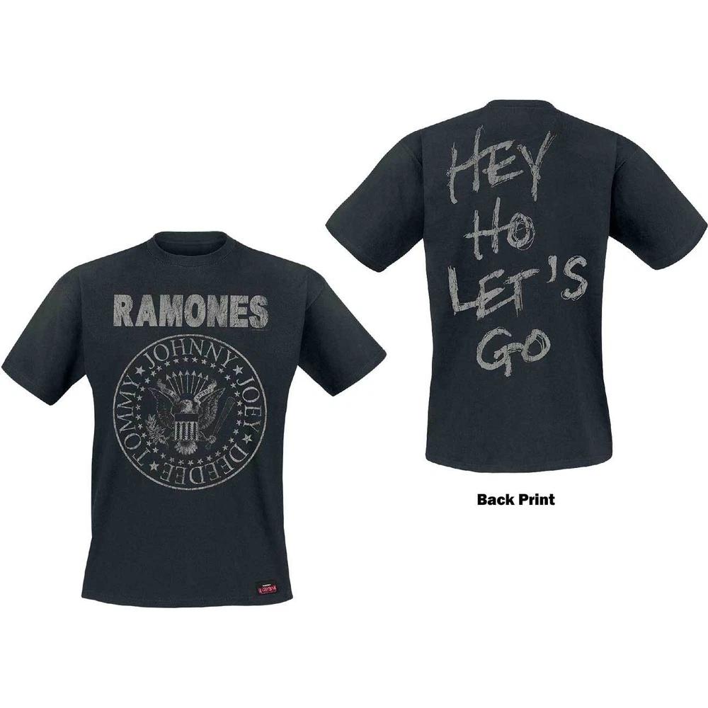 The Ramones Logo Seal Hey Ho Merchandise TShirt MLXl2xl New M
