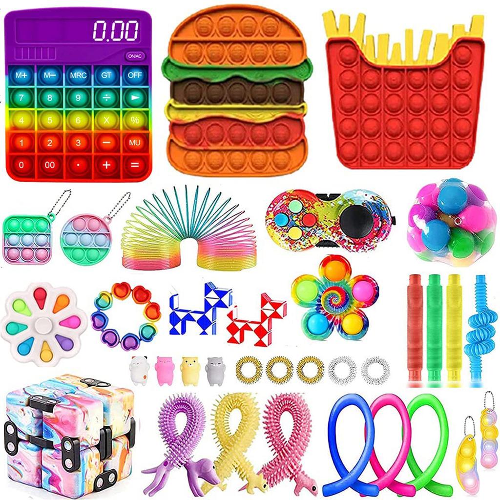 Toy 33-piece Set Of Decompression Sensory Toys For Children Or Adults