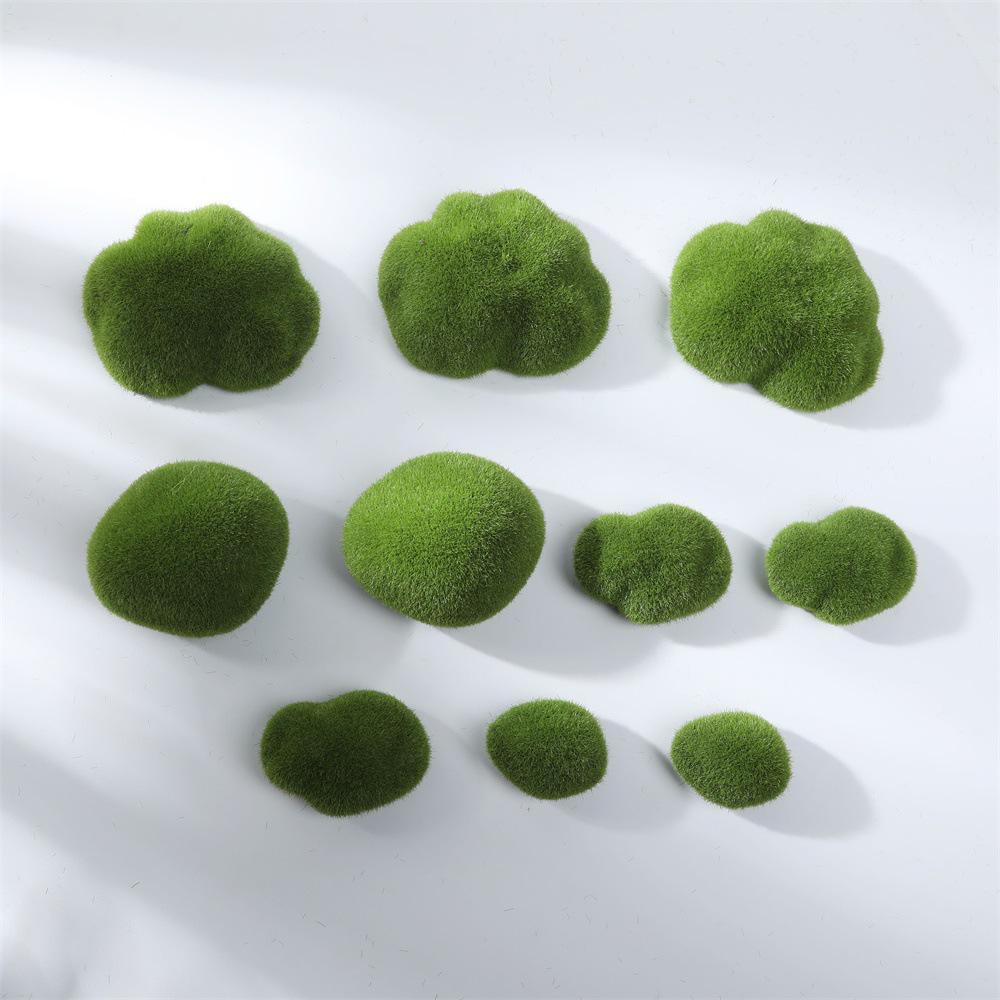 Simulated Wood Chips and Moss Stones for Micro Landscape and Bonsai Decoration