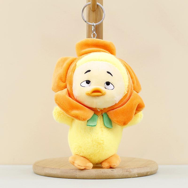 Cute Cuddly And Duck Plush Keychain Adorable Stuffed Animal Gift Toy