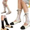 Women Sheer Lace Leg Warmer Sleeve Summer Lightweight Sweet Bowknot Leg Cover